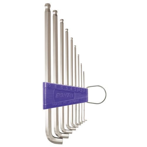 Chiave a brugola a L - TTS-9 - Eight Tool - a testa esagonale / kit / a testa conica