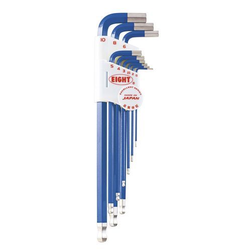Chiave a brugola a L - TLC-S9NBL - Eight Tool - a testa esagonale / kit / a testa conica