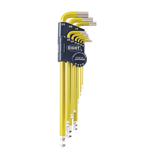 Chiave a brugola a L - TEL-S9NYE - Eight Tool - a testa esagonale / kit / a testa conica