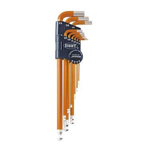 Chiave a brugola a L - TEL-S9NOR - Eight Tool - a testa esagonale / kit / a testa conica