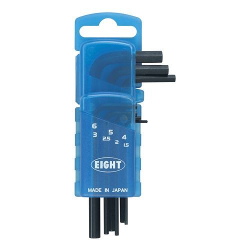 Chiave a brugola a L - 001-156D - Eight Tool - a testa esagonale / kit