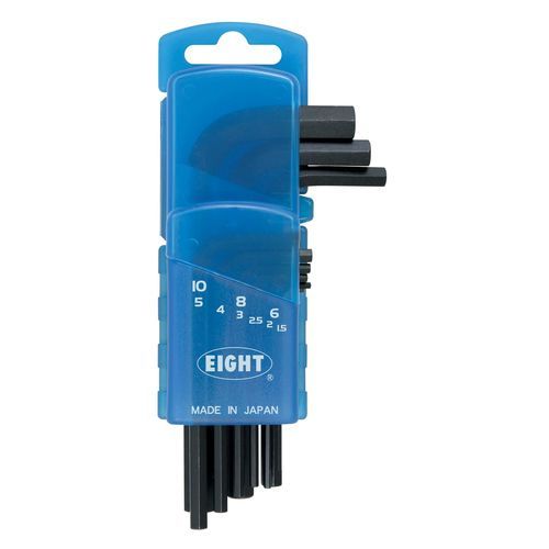 Chiave a brugola a L - 001-1510D - Eight Tool - a testa esagonale / kit