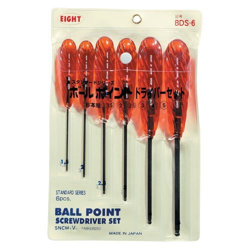 Chiave a brugola a L - BDS-6 - Eight Tool - kit / con estremità sferica