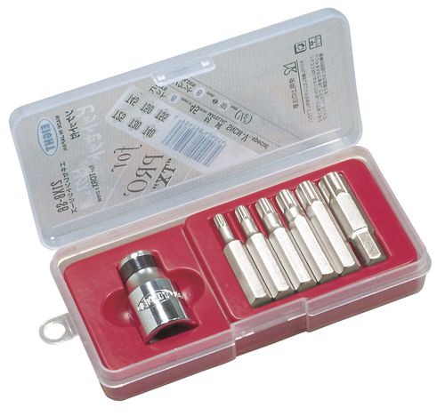Punta per cacciavite torx - 21XB-S6 - Eight Tool - in metallo / con portapunte