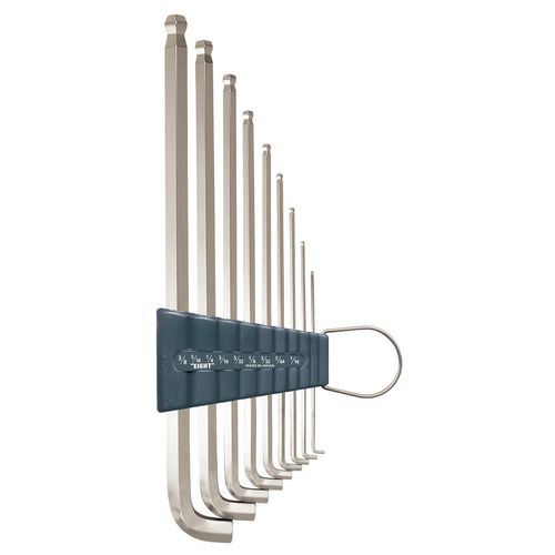 Chiave a brugola a manico corto - TTS-9Z - Eight Tool - a testa conica