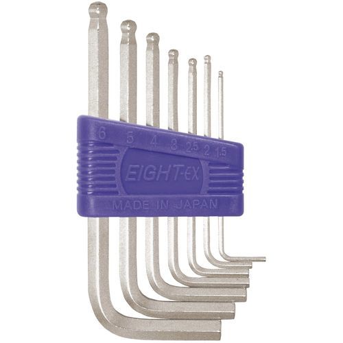 Chiave a brugola kit - TS-7S - Eight Tool - a L / a testa conica