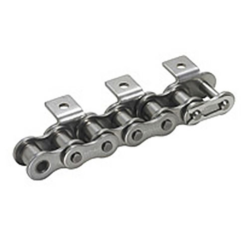 Catena con attacchi - ZEXUS CHAIN Co., Ltd. - di trasmissione / in acciaio inossidabile / a rulli