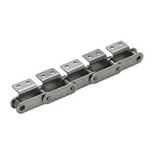 Catena in acciaio inossidabile - ZEXUS CHAIN Co., Ltd. - a rulli / con attacchi / a passo doppio