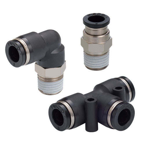 Raccordo standard - P Series - NIHON PISCO CO., Ltd. - pneumatico / push-in / tipo T