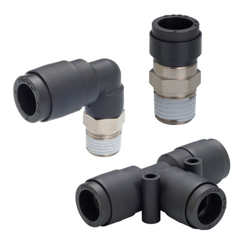 Valvola di ritegno antispruzzo - V-0 series - NIHON PISCO CO., Ltd. - push-in