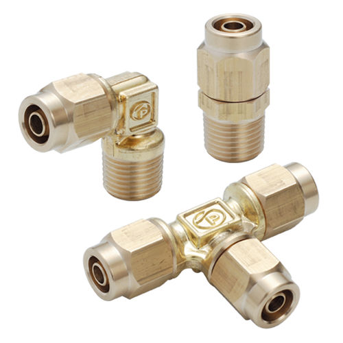 Raccordo in ottone - NK series - NIHON PISCO CO., Ltd. - idraulico / pneumatico / ad avvitamento