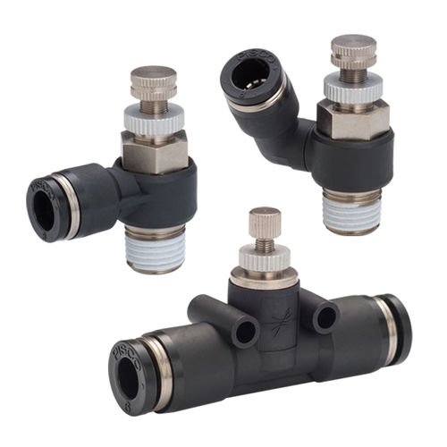 Valvola a spillo - JN series - NIHON PISCO CO., Ltd. - con volante / regolatore di flusso / per aria