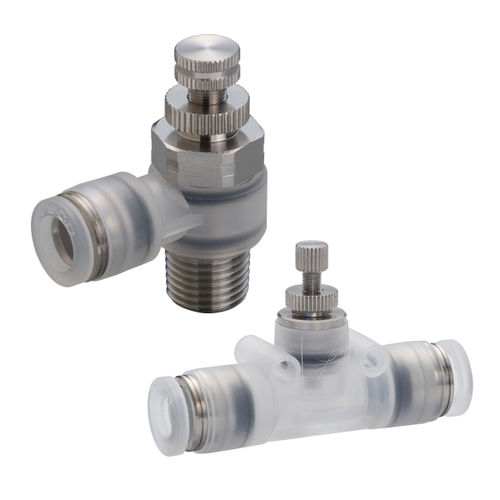 Valvola a spillo - PJN series - NIHON PISCO CO., Ltd. - con volante / per controllo di flusso / per acqua