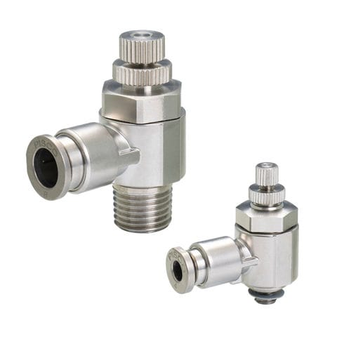 Valvola regolatore di flusso - SSJS series - NIHON PISCO CO., Ltd. - a spillo / con volante / per aria