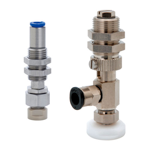 Ventosa per fissaggio antitraccia - VP series - NIHON PISCO CO., Ltd. - circolare / in PEEK / in POM