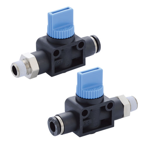 Valvola manuale - HV series - NIHON PISCO CO., Ltd. - di arresto / per aria / dritta