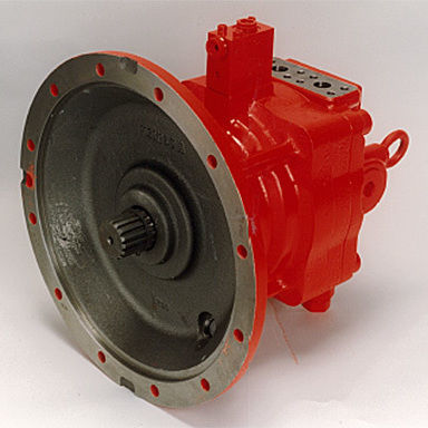 Motore idraulico a pistoni assiali - M5X series - Kawasaki Industrial Equipment - con riduttore / per macchina da cantiere / compatto