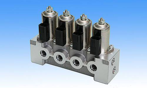 Valvola a cartuccia - KWE5 series - Kawasaki Industrial Equipment - con attuatore elettrico / per controllo di flusso / in acciaio