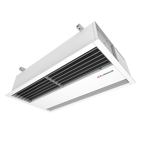 Cortina d'aria ambiente - ELiS B series - Flowair - fredda / con montaggio a soffitto / con riscaldamento elettrico