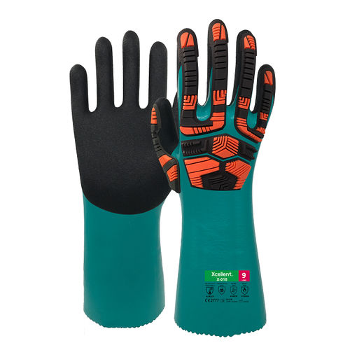 Guanti da lavoro - X-018 - Xcellent Safety GmbH - industriale / per l'industria chimica / per l'industria petrolifera