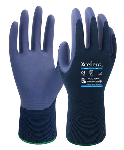 Guanti da lavoro - 18-002 - Xcellent Safety GmbH - per movimentazione / industriale / per l'industria automobilistica