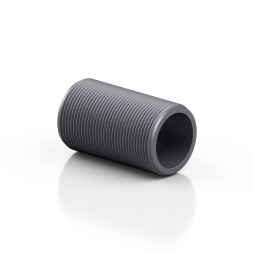 Nipplo in PVC-U - RERBNE series - Effast - filettato / dritto