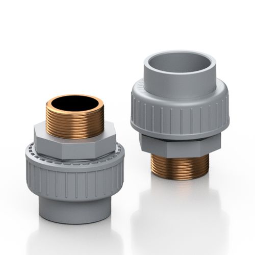 Adattatore idraulico industriale - RCABND series - Effast - femmina / filettato maschio / in ottone