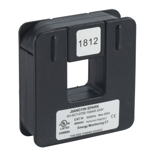Sensore di corrente a trasformatore - XH-SCT-0750 - Jiangyin Spark Electronic Technology Co.,LTD - a pinza / monofase / AC