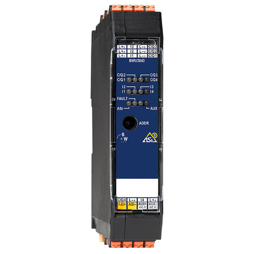 Modulo I/O digitale - BWU3843 - Bihl+Wiedemann GmbH - ASi / IO-Link / di corrente