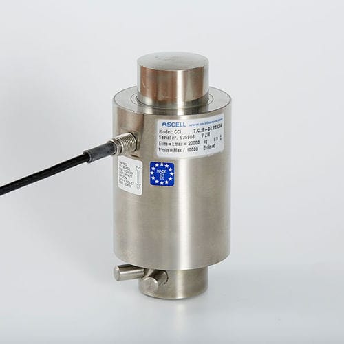 Cella di carico a compressione - CCI - Ascell Sensor,S.L. - in linea / per ponte estensimetrico / per silo