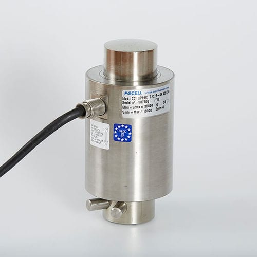 Cella di carico a compressione - CCI-K - Ascell Sensor,S.L. - in linea / per ponte estensimetrico / per silo