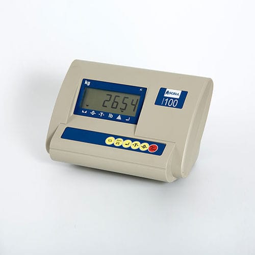 Indicatore di peso display LCD - I100 - Ascell Sensor,S.L. - ad incastro / IP54 / multifunzione
