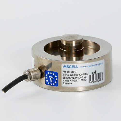 Cella di carico a compressione - CRI C3 - Ascell Sensor,S.L. - a bottone / per tramoggia / per silo