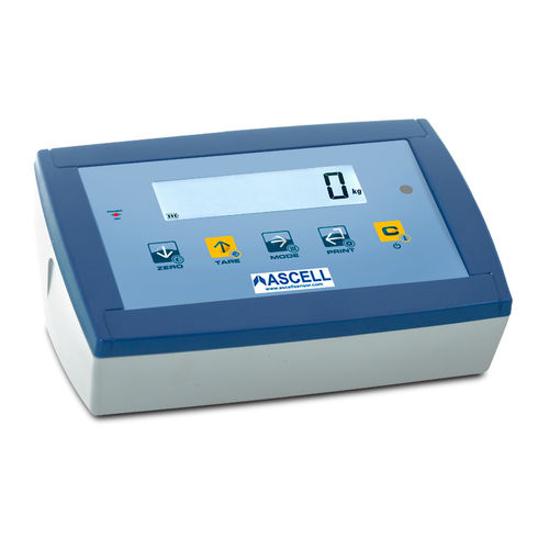 Indicatore di peso display LCD - I510 - Ascell Sensor,S.L. - portatile / a tenuta stagna / IP54
