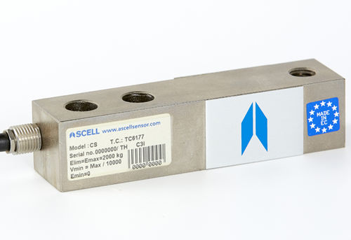 Cella di carico a taglio - CS  - Ascell Sensor,S.L. - tipo trave / per ponte estensimetrico / in acciaio