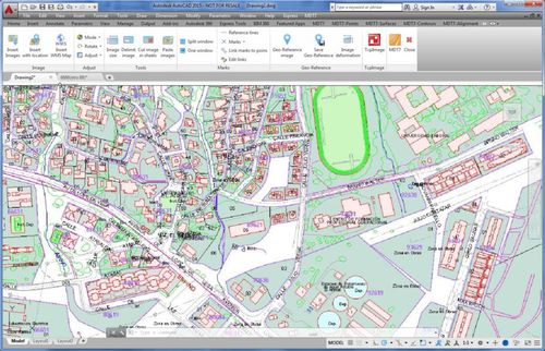 Software di gestione immagini - TcpMDT Image - Aplitop - CAD / di regolazione / di produzione cartografica