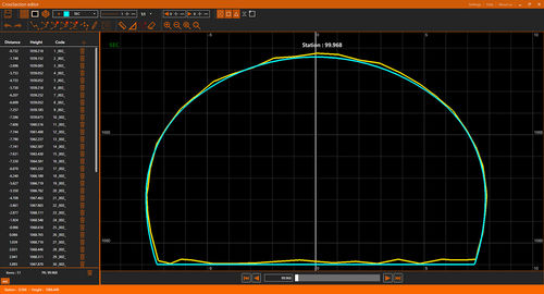 Software CAD - TcpTUNNEL CAD - Aplitop - per topografia / di allineamento / 3D