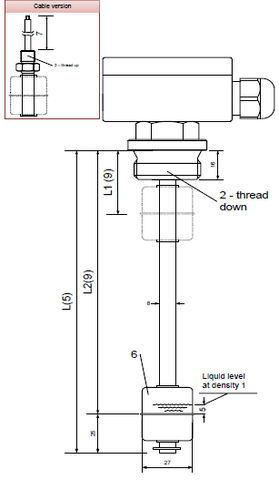 Livellostato a galleggiante - Reed Electronics AG - per liquidi / in acciaio inossidabile