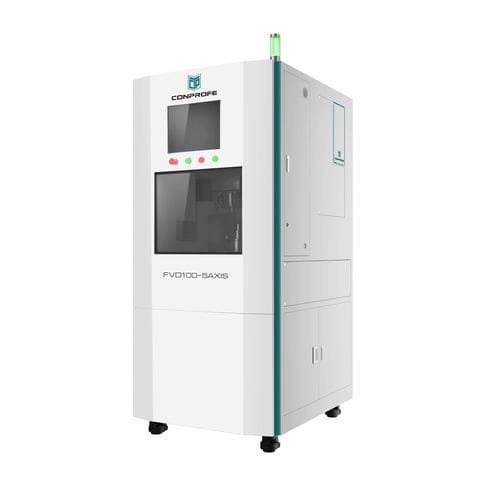 Fresatrice CNC per materiali duri e fragili - FVD100-5AXIS - Conprofe - 5 assi / verticale / per lega in titanio