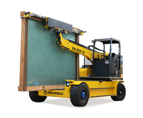 Scaricatore industriale - EN BOX series - Italcarrelli - telescopico / con alimentazione a batteria / bidirezionale