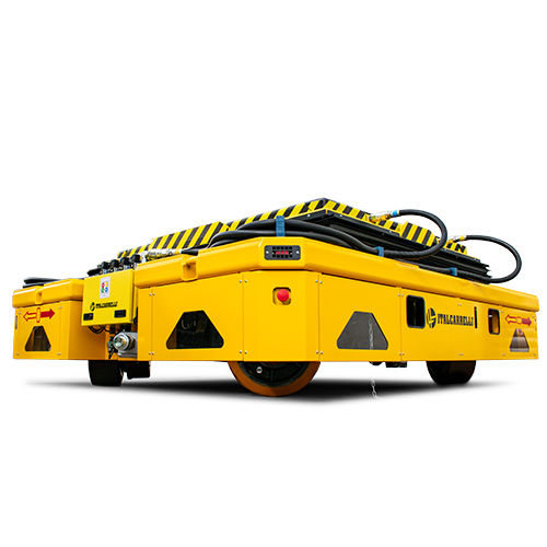 Trasportatore elettrico a 2 assi - Floating Platform - Italcarrelli - bidirezionale / per uso in interni ed esterni / a ruota super soft