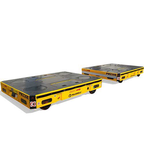 Carrello automotore a batteria - P230E - Italcarrelli - a 2 assi / modulare / bidirezionale