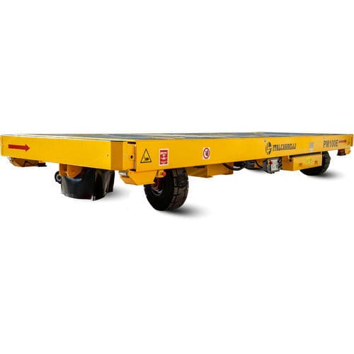 Carrello automotore a batteria - PM100E - Italcarrelli - a 2 assi / bidirezionale / da interno