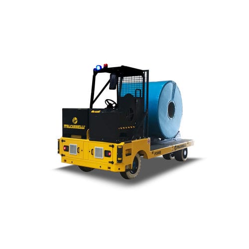 Carrello automotore a batteria - P300E - Italcarrelli - a 2 assi / per bobina / bidirezionale