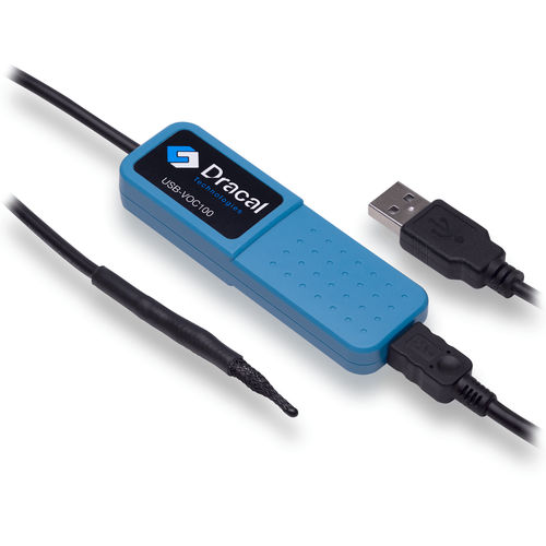 Sensore di vapore organico volatile di COV - VOC100 - Dracal Technologies Inc. - per ingegneria di test e di processo / con sensore di temperatura / con sensore di umidità