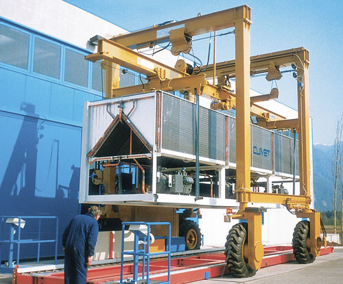 Gru a cavalletto mobile - Mobilift 20 - Eden Tech Srl - per container / per cantieri di prefabbricati / di saldatura