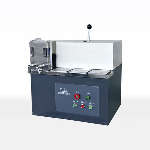 Macchina da taglio a lama rotativa - Q-3T  - Laizhou Lailuote Test Instrument Co., Ltd. - per metallo / per tubi / di campioni
