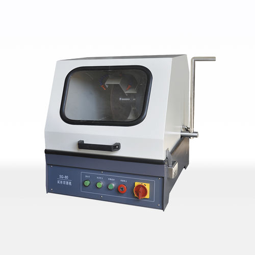 Troncatrice - SQ-80 - Laizhou Lailuote Test Instrument Co., Ltd. - per metalli / per campioni metallografici / a disco abrasivo