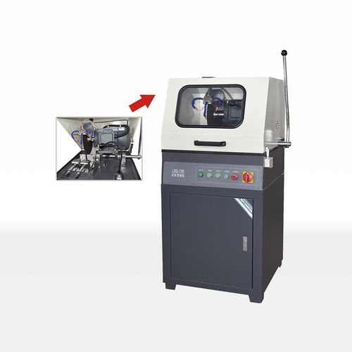 Macchina da taglio a lama - LSQ-100 - Laizhou Lailuote Test Instrument Co., Ltd. - per metallo / di campioni / per metallografia