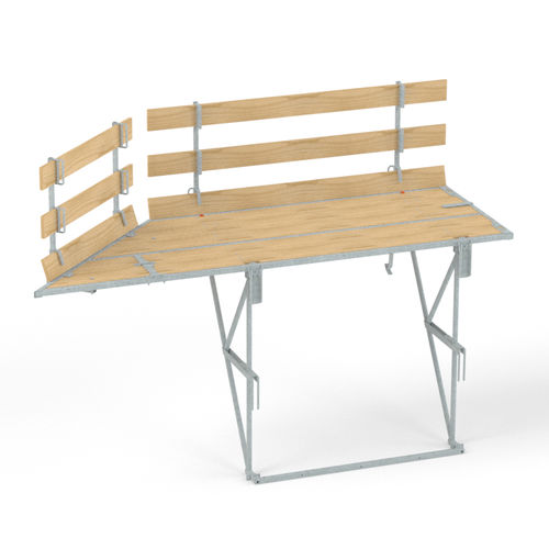 Piattaforma da lavoro - 313037 - ROBUSTA-GAUKEL GmbH & Co. KG - per cantiere / per cassero / con parapetto di sicurezza